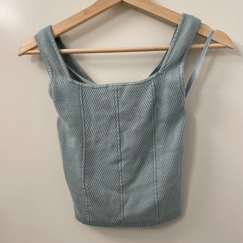 Abercrombie Elevated Ribbed Crossback Tank